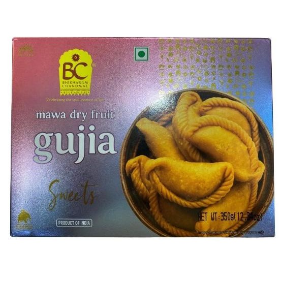 

>*>*>*>*] MAWA DRY FRUIT GUJIA BHIKHARAM CHANDMAL 350G / Manisan India