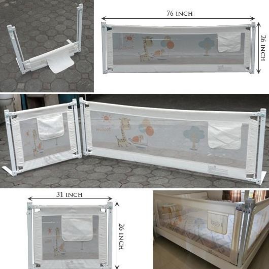 paling diminati] Gordeng Pembatas Baby Bedrail Badguard Tempat Tidur Ranjang (PRELOVED)