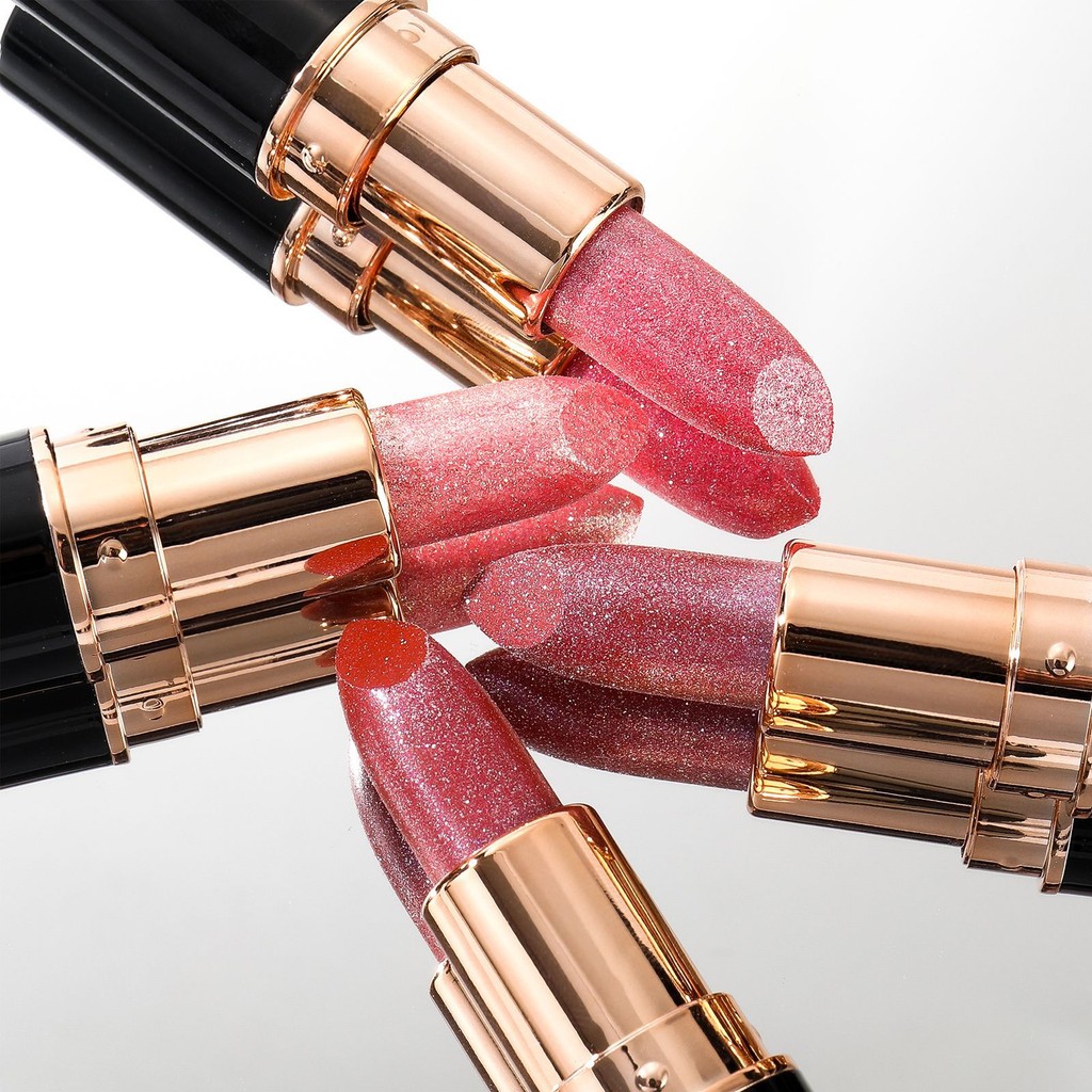 Lipstik Metalik Pearlescent Lip Glaze Melembapkan Lip Gloss Tahan Lama