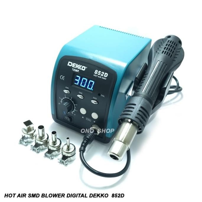 HOT GUN Hot Air SMD Blower Digital Dekko 852D