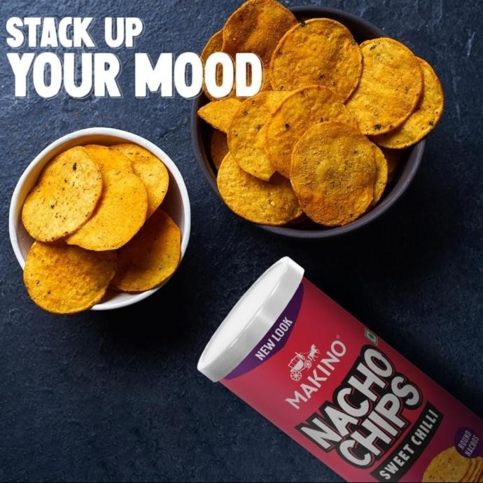 

><><><] NACHO CHIPS SWEET CHILLI MAKINO 107G / Snack Jagung