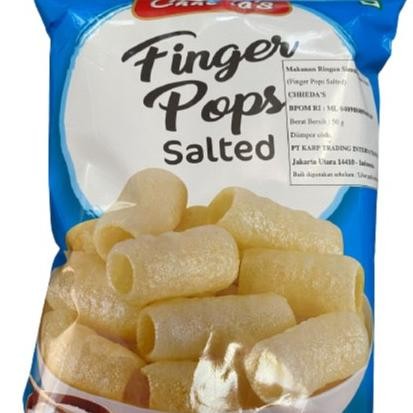 

Produk Unggulan] FINGER POPS SALTED CHHEDA'S 50G / Snack India
