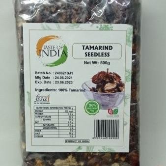 

Kualitas terbaik] TAMARIND SEEDLESS TASTE OF INDIA 500G / Asam Jawa