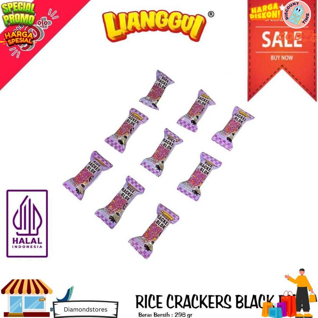 

[ Lianggui ] Jipang Beras I Rice Crackers Blok I Kacang Original | Beras Hitam | Viral Kue Lebaran Best Seller Enak Hampers Lebaran Idul Fitri Jajan Lebaran D Terlaris