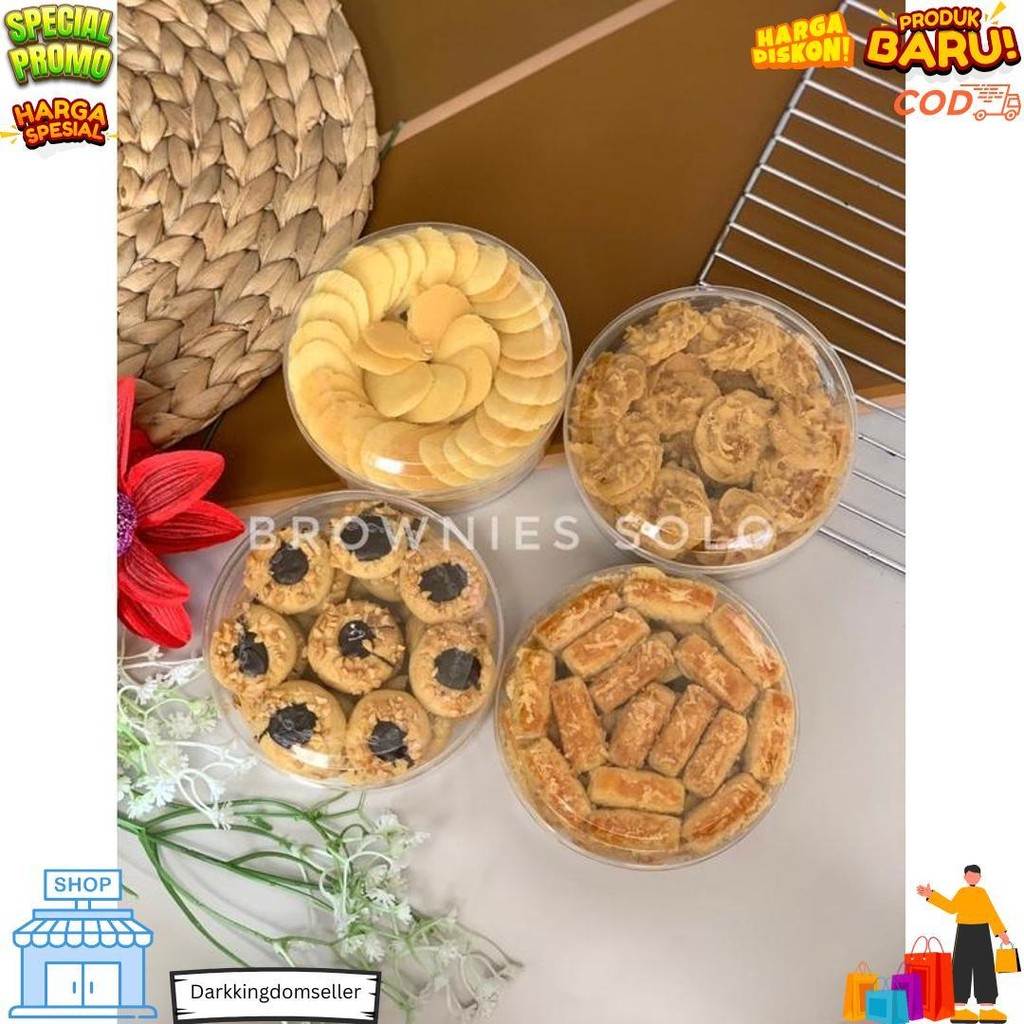 

(Instant Only)Paket Kue Kering Nastar Kastengel Idul Fitri Parcel Hampers Lebaran D Cod