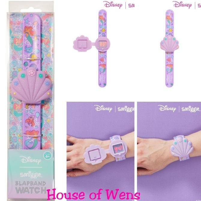 Sale Smiggle Disney Princess Slapband Watch Original - Jam Tangan Anak