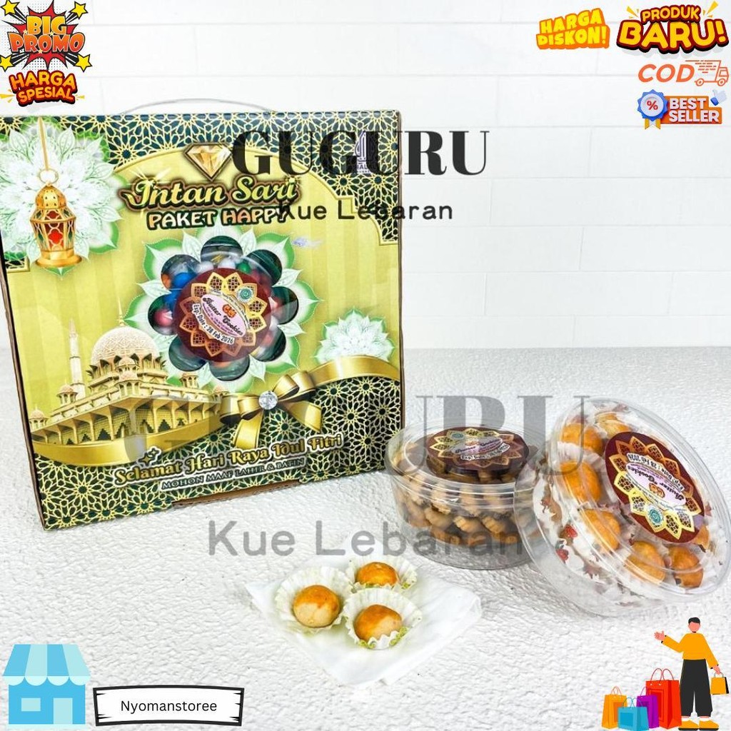 

Paket Kue Kering Special Lebaran | Parcel Kue Kering Lebaran | Paket Kue Idul Fitri D Promo 10.10