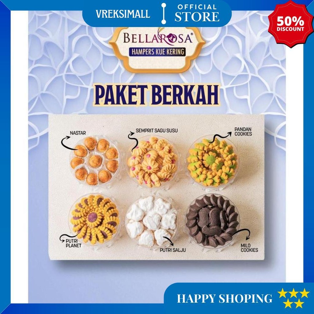 

Paket Lebaran Bellarosa Berkah -Kue Kering- Hampers Lebaran- D Gratis Ongkir