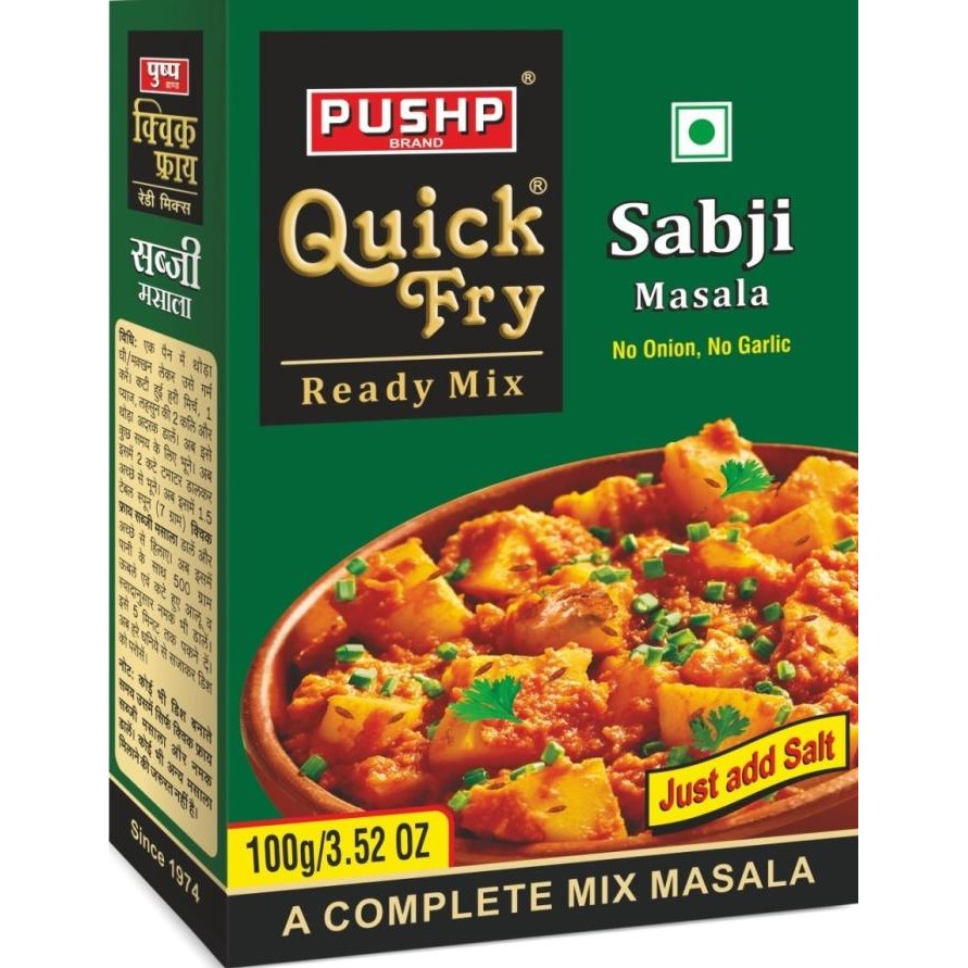 

best produk] SABJI MASALA QUICK FRY PUSHP 100G / Ready Mix / Siap Masak