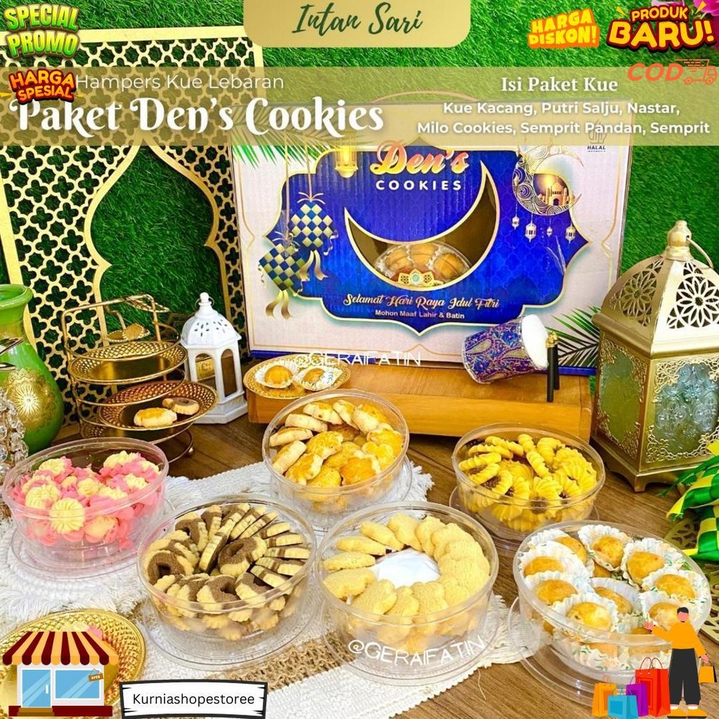 

Paket Parcel Kue Lebaran Kue Kering Bellarosa Platinum Paket Lebaran ( Berat 1Kilo ) / Paket Kue Kering Dibuat Tahun 2025 D Termurah