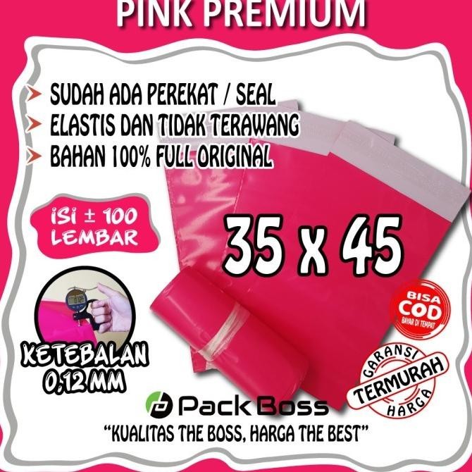 

Sale Polymailer Pink Premium 35X45 (100 Pcs) Packaging Online Shop