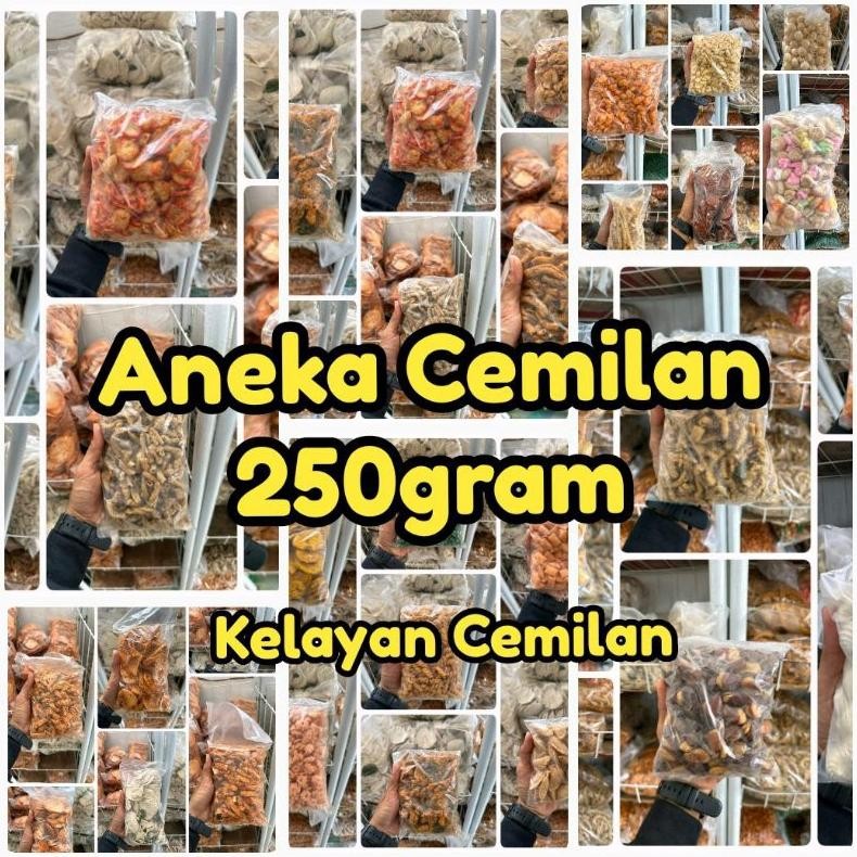 

Aneka Cemilan 250gram | Basreng Kripsus Ayam Kulit Ayam Kuping Gajah Sagu Mini Pisang Koin Stik Bawang DLL