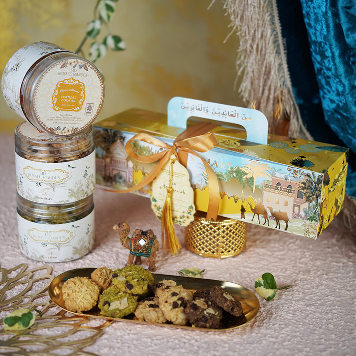

New! HAMPERS LEBARAN / IDUL FITRI / EID MUBARAK - OATMEAL COOKIES 3 JARS Lebaran