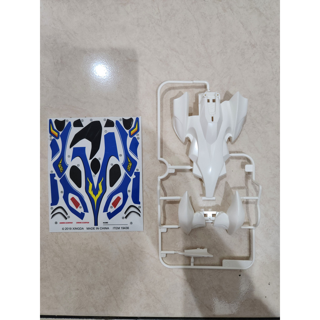 Body Shining Scorpion + Stiker Merek DAXING