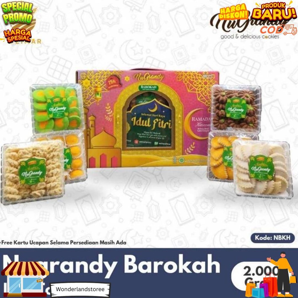 

Nugrandy Paket Kue Kering Lebaran 6 Toples D Termurah