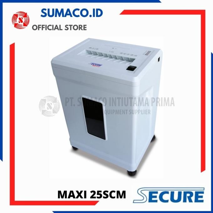 

TERBARU - Penghancur Kertas / Paper Shredder Secure Maxi 25SCM (STRIP CUT)