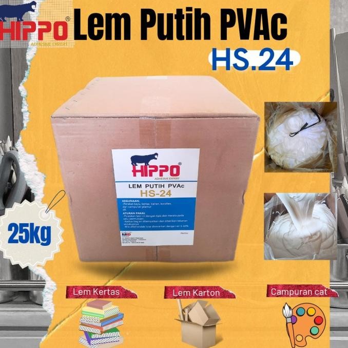 

LEM PUTIH - LEM KERTAS - PVAC 25KG