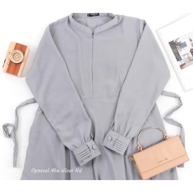 BEST SELLER GAMIS SILVER POLOS-GAMIS POLOS ABU MUDA PREMIUM-GAMIS WANITA POLOS