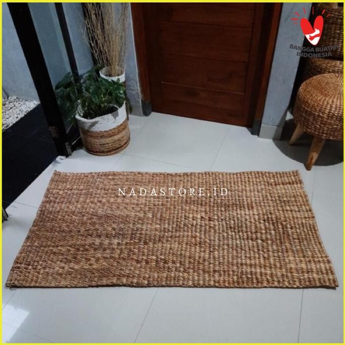 Karpet Kotak Anyaman Eceng Gondok KARPET LANTAI PERSEGI KOTAK | TIKAR