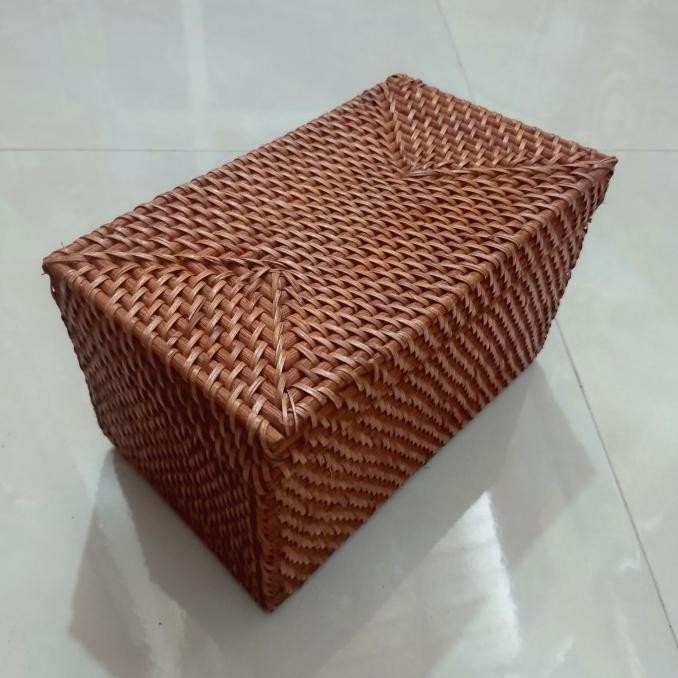 favorit] Box Anyaman Rotan, Tempat Penyimpanan Serbaguna