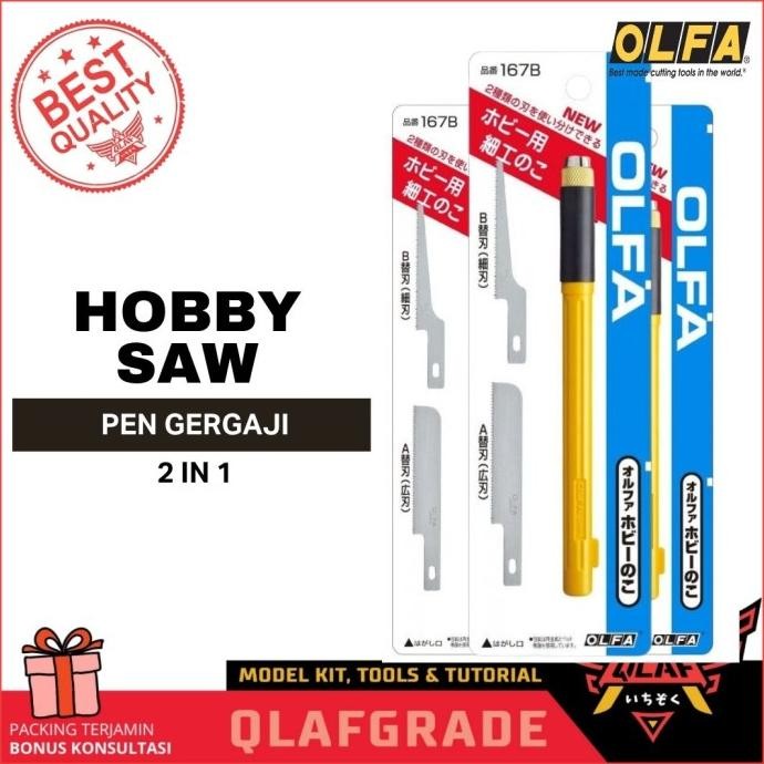 

Pen Gergaji 2 In 1 Hobby Saw Pisau Potong Mini Art Knife Craft Olfa Original Dan Terlaris