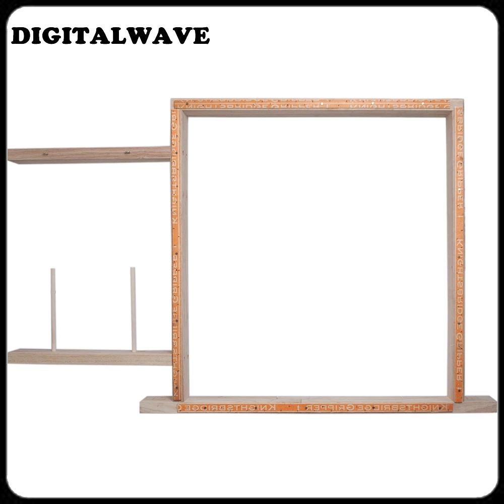 RAW Wood Tufting Rug Making Frame for Use with Tufting Guns Tabletop Display Embroidery Frames DIY T