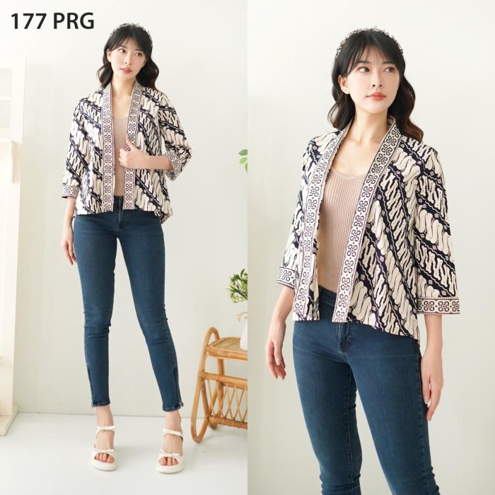 OUTER BATIK MODERN BAJU BATIK MODERN CARDIGAN BATIK PARANG