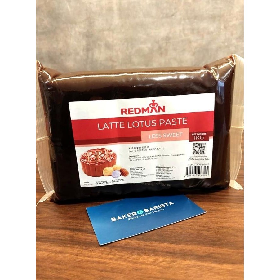 

*$*$*$*$] redman mooncake filling Premium Latte Less Sweet Paste less sweet 1kg red man isian