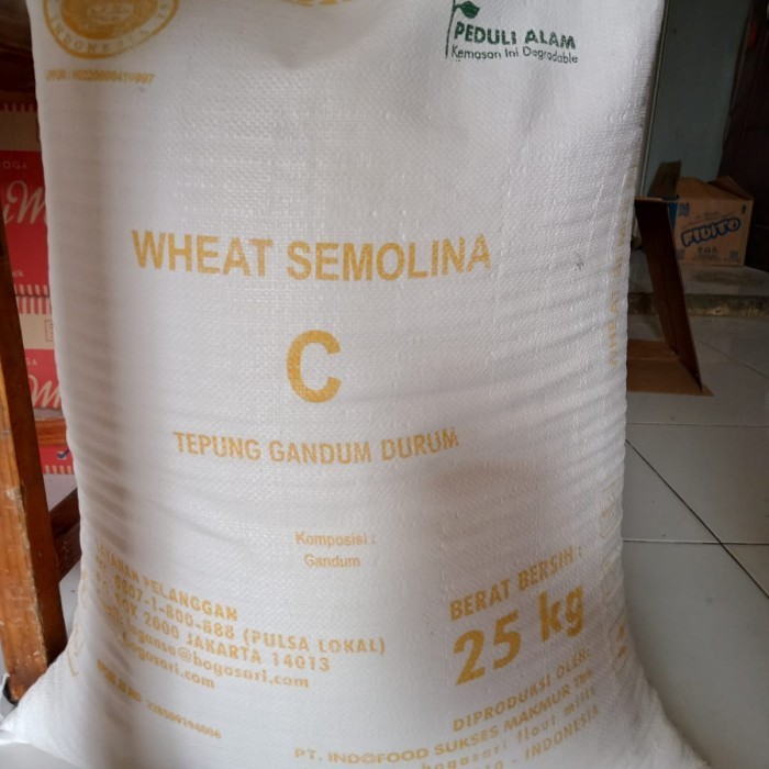 

Semolina Flour/Tepung Pasta 25 Kg