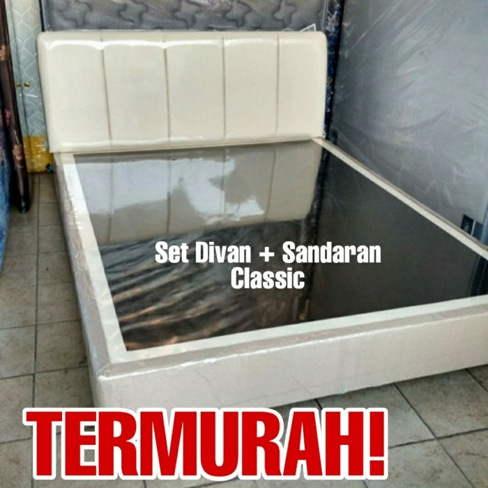 SET DIVAN SANDARAN 100X200 / DIPAN KASUR 100X200