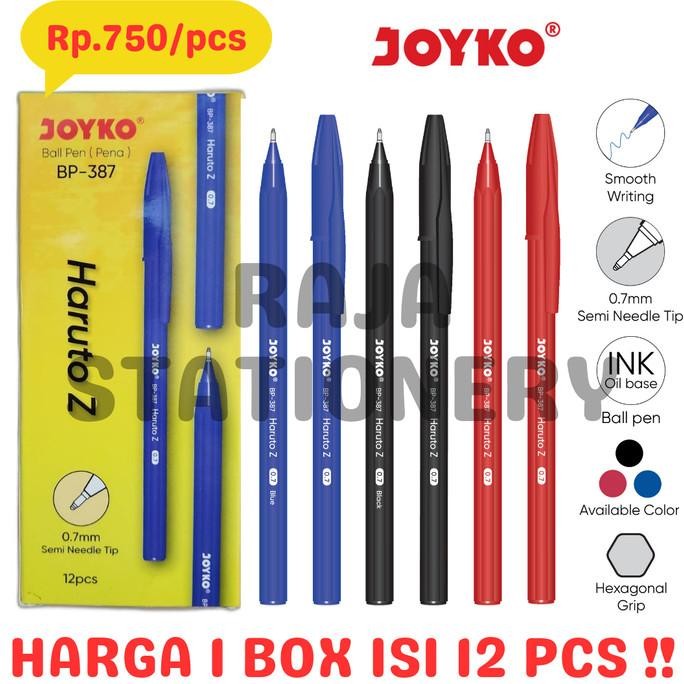 

JOYKO BALL PEN PENA PULPEN JOYKO BP-387 HITAM BIRU HARUTO Z [12PCS]