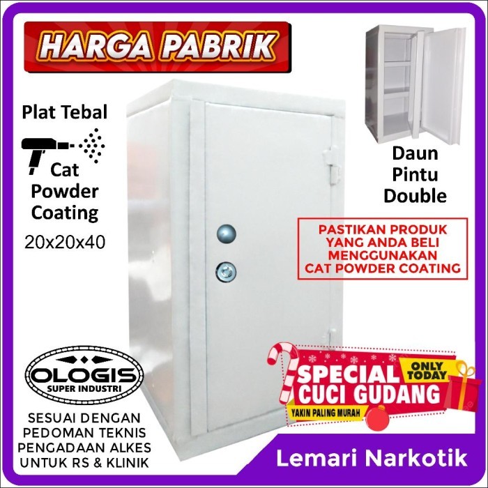 LEMARI NARKOTIK / LEMARI OBAT / LEMARI FARMASI / LEMARI PSIKOTROPIKA
