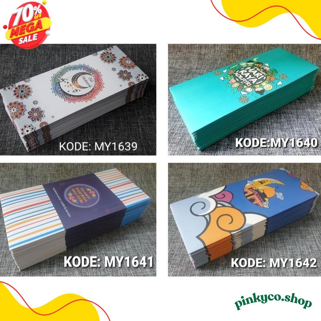 

Amplop Lebaran Exclusive - Angpau Uang Kode My1638 Terlengkap Dan Termurah