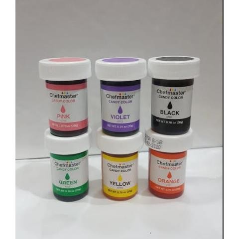 

] Chefmaster Candy Color Oil Base Coloring Pewarna Coklat Import