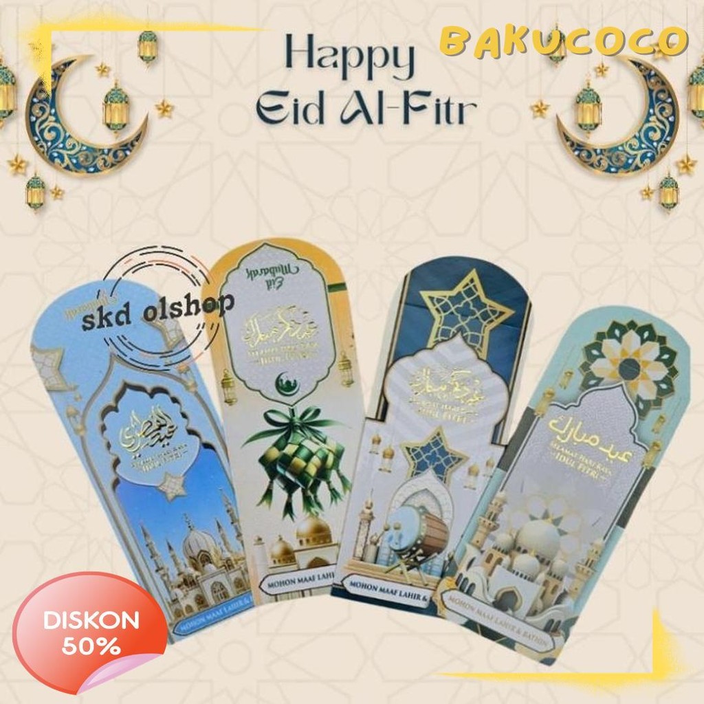 

Amplop Lebaran Angpau Lebaran Prmium Poly Embos Df2 Ukuran Panjang 7,5 X 16 Cm(Isi 25 Lembar) Terlaris! Produk Ini Banyak Dicari