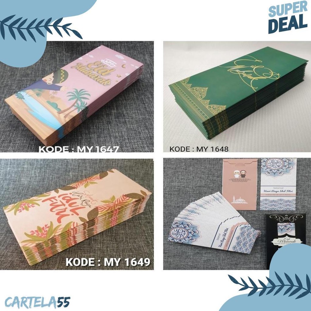 

Amplop Lebaran Exlcusive - Angpau Uang Kode My1640 Terlengkap Dan Termurah