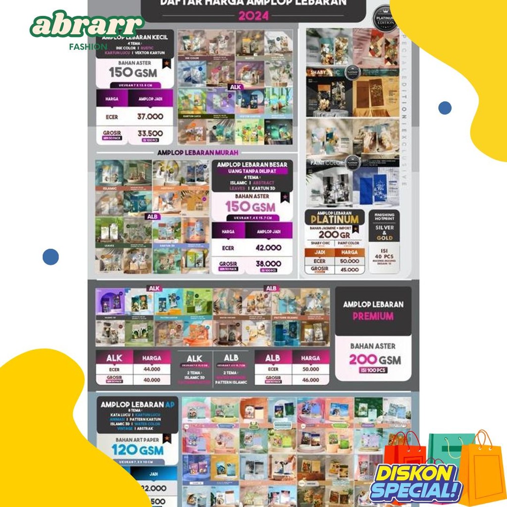 

Amplop Lebaran Exclusive | Isi 40Pcs | Platinum Edition | Lilited Edition | Amplop Lebaran Mewah Diskon