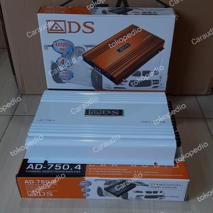 Power ADS AD-750.4 Amplifier ADS AD-750.4 POWER 4 Chanel ADS 750.4 Terlaris