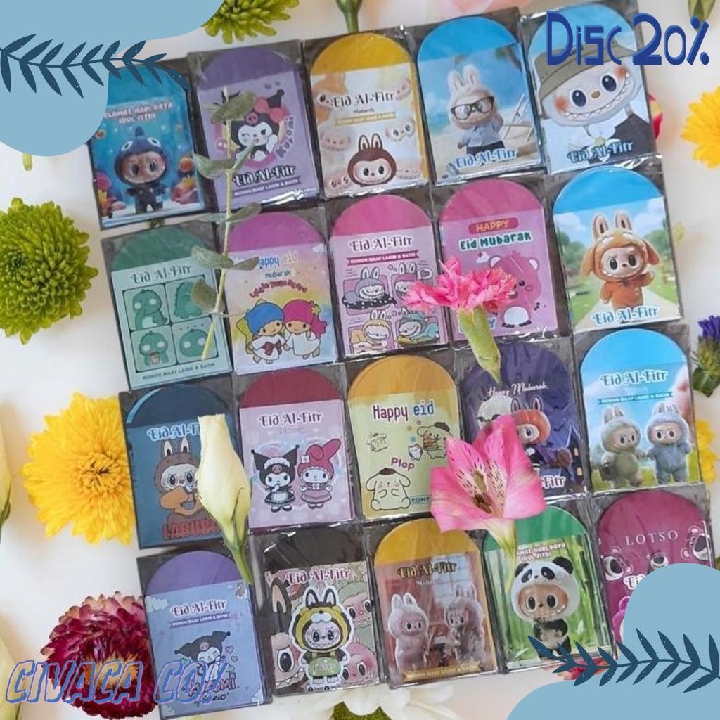 

Grosir 40 Pack (Terbaru) Amplop Lebaran Medium Isi /Paket 400 Pcs Terlengkap Dan Termurah