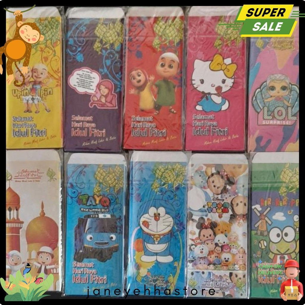 

Promo 20 Pack Isi 200 Amplop Lebaran Jumbo /Packet ..7X18 Flash Sale! Diskon Hingga 70%