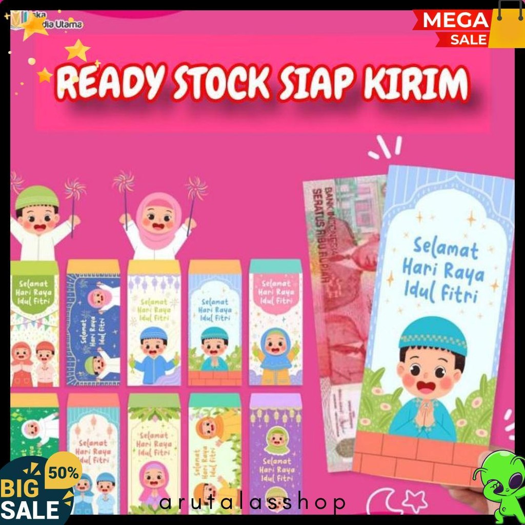 

Ready Amplop Lebaran Edisi 2025 1 Paket Isi 50 Pcs Iska Media Utama - Amplop Lebaran Lucu - Amplop Lebaran Murah - Desain Unik - Uang Terlaris! Produk Ini Banyak Dicari