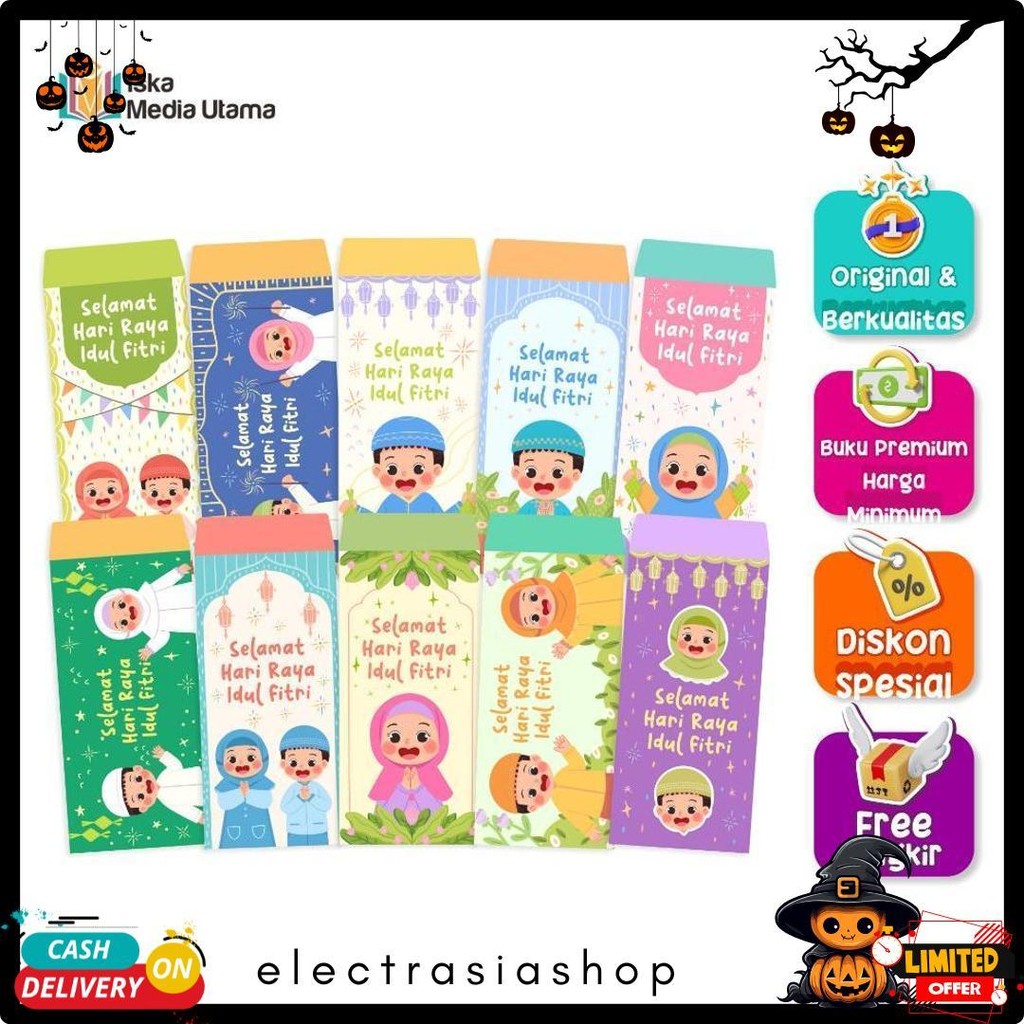 

Iska Media (Dapat 50) Amplop Lebaran Motif Lucu Flash Sale! Diskon Hingga 70%