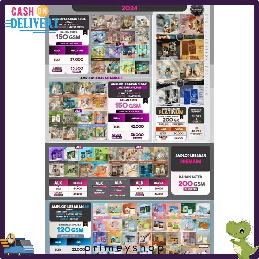 

Amplop Lebaran Exclusive | Isi 40Pcs | Platinum Edition | Lilited Edition | Amplop Lebaran Mewah Diskon Setengah Harga