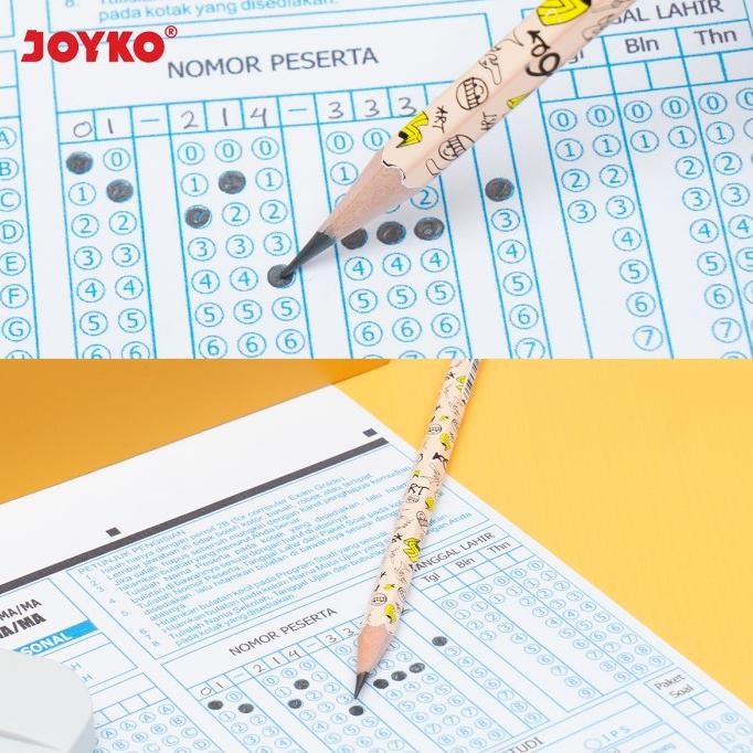 

JOYKO PENCIL PENSIL KAYU JOYKO 2B MOTIF ANAK LUCU UJIAN P-8133 [12PCS]