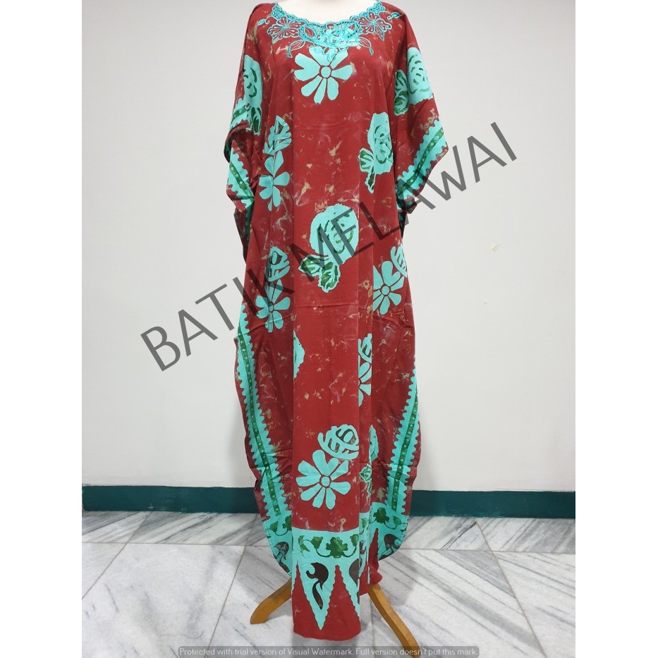 Daster Dress batik PREMIUM SUNAN ORI Adem Kalong LD Kapstan Bordir