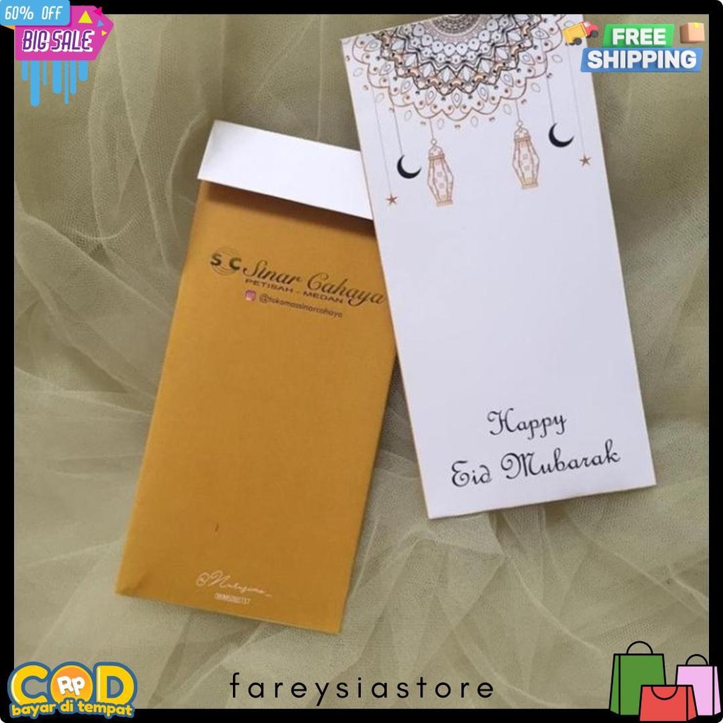 

Amplop Lebaran Custom Tambah Nama Diskon