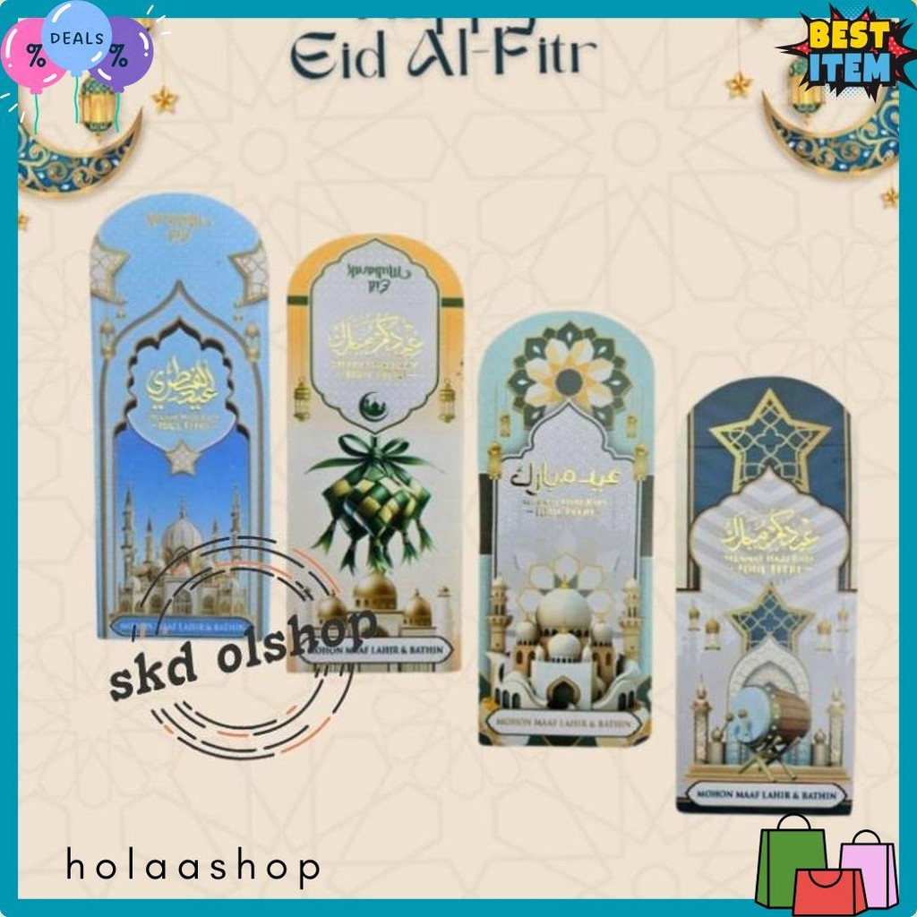 

Amplop Lebaran Angpau Lebaran Prmium Poly Embos Df2 Ukuran Panjang 7,5 X 16 Cm(Isi 25 Lembar) Terlaris! Produk Ini Banyak Dicari