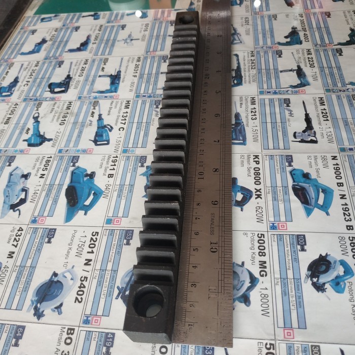 Gear lurus / Rel mesin bor bobok petak kayu MK 361A MK-361A oscar h&l