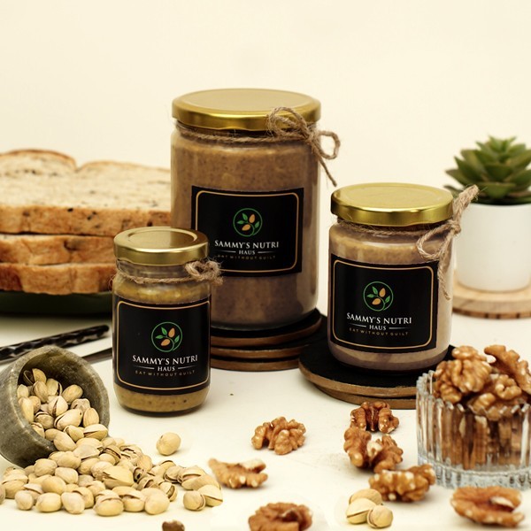 

Walnut Pistachio Butter /Nut Butter 500g (Selai Walnut Pistachio)