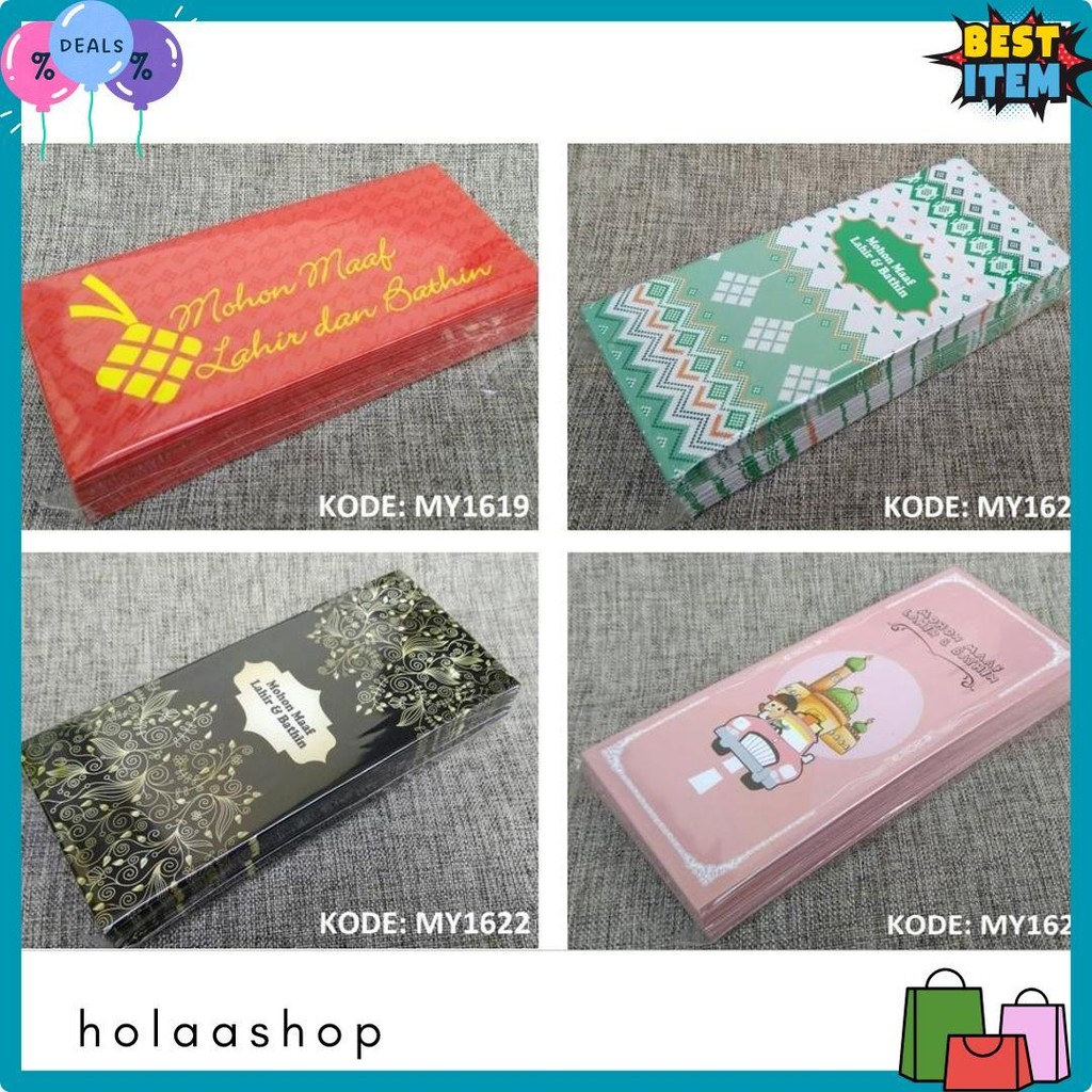 

Amplop Lebaran Exlcusive - Angpau Uang Kode My1643 Diskon Setengah Harga